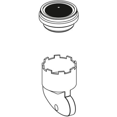 Keuco Edition 400 replacement jet regulator with accessories 50100000627