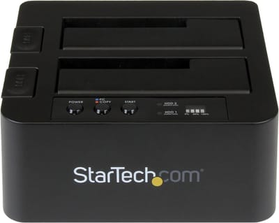 StarTech.com Standalone USB 3.1 (10 Gb / s) Duplicator voor 2.5 of 3.5 SATA harde schijven (SDOCK2U313R)