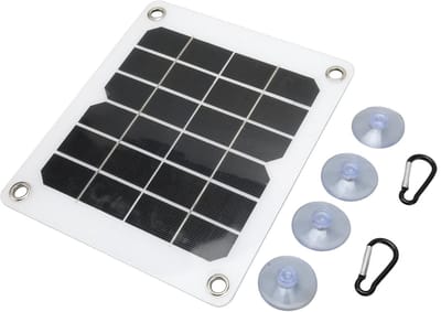Jhubersproducts - Draagbaar Zonnepaneel - 20W USB-uitgang - Energiebesparend en Compact - Voor Wandelen en Kamperen - Mobiele Telefoon Oplader - Milie