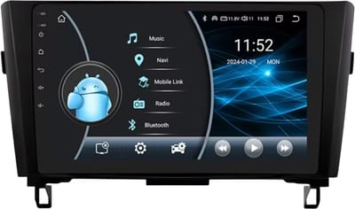 Autoradio met bluetooth - Carplay - Voor Nissan Qashqai 2 & X-Trail T32 (2013-2017) - Geschikt voor Apple en Android - Stereo - Navigatie - Navigatiesysteem auto - 2GB 32GB