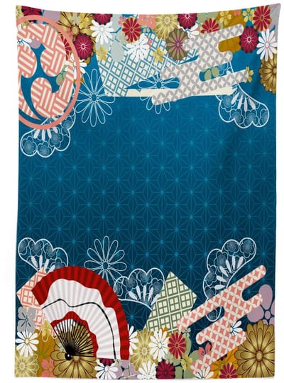 ABAKUHAUS – Tafelkleed 140x240 cm – satijn, petrolblauw, wasbaar