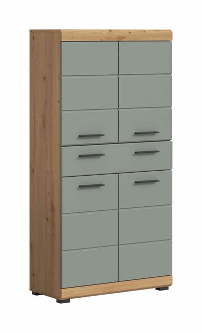 Scout midi kast salie MDF TZ Artisan eiken NB - 31x74x141cm