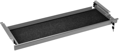 Bureau Onderbouwlade grijs afsluitbaar Breedte: 850 mm