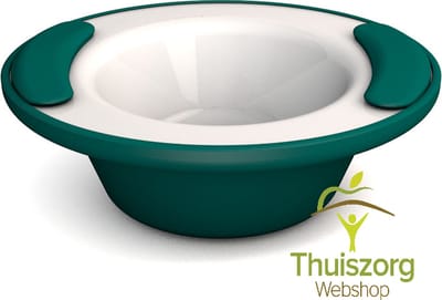 Isolerende soepkom : Turquoise (Diameter 19 cm - 6,3 cm hoog)