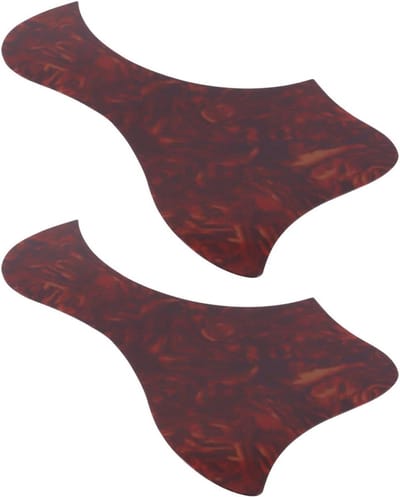 2 Stuks Zelfklevende Gitaar Pickguard Stickers - Beschermende Platen Tegen Krassen, Vogelvormig Design, Perfect Voor Gitaristen