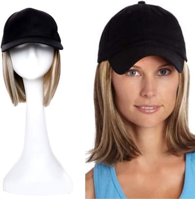 Haarverlenging met Baseball Cap, Synthetische Haarstuk voor Vrouwen, Compleet Haaraccessoire #85P613, Perfect voor Casual Stijl en Gemak