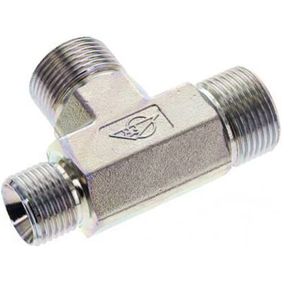 T-Fitting G1/2'' x G3/4'' Buitendraad Staal 325bar (4566,25psi)