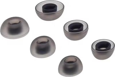 Ibley ComfortFit Siliconen oortips voor JBL Live Pro 2 zilver - Siliconen Earplug - S/M/L formaat - 3 paar - 3 maten - JBL Live Free 2 oortips