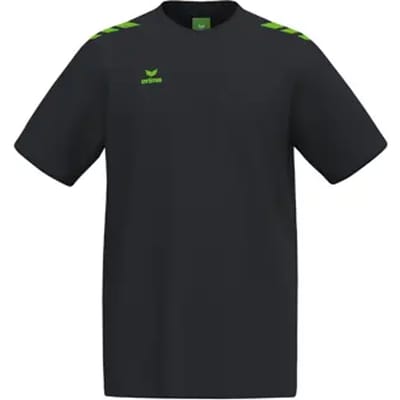 Erima Cmpt 3 Wings T-Shirt Heren - Zwart / Green Gecko | Maat: XS