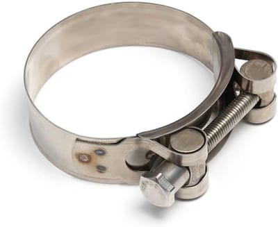 Slangklem - Slangklemmen RVS - Slangen Bevestigen - Corrosiebestendig - 52-55mm - Zilver