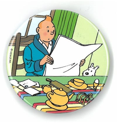 Kuifje Magneet Krant