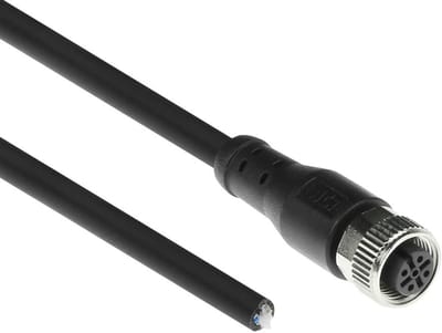 ACT Industrial 5,00 meter Sensor kabel M12A 5-polig male naar open end, Superflex Xtreme TPE kabel, afgeschermd