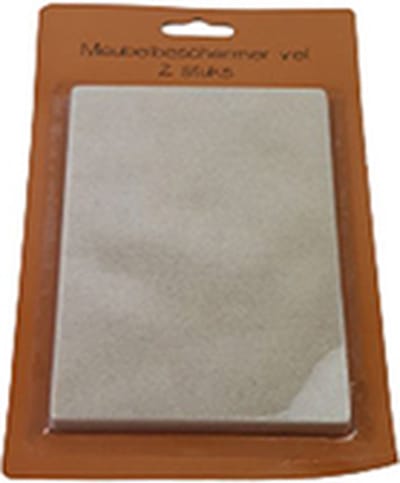 Meubelbeschermer vel - 2 stuks - Zelfklevend - Antikras - Crème - Meubelvilt