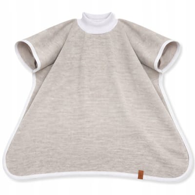 Dartomik - Baby Poncho met Col - Beige - Acryl 100% - Lente Herfst