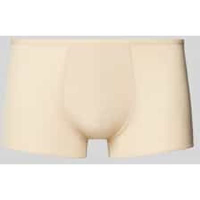 HOM Plumes trunk (1-pack) - heren boxer microfiber kort - beige