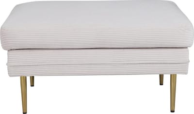 Svea - Tess hocker - rib - beige