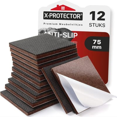 Non-slip Meubelpads 75mm - Beschermers Voor Stoelen - Rubber Vloerbeschermers - Ideale Oplossing Voor Vervelende Krassen