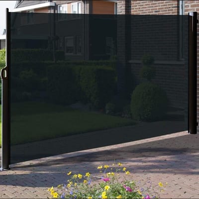Windscherm - Privacy scherm - Terras afschermen - Oprolbaar ontwerp - 180x300 cm - Doorzichtig
