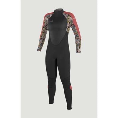 Rugwetsuit met volledige rits voor meisjes O'Neill Epic 4/3