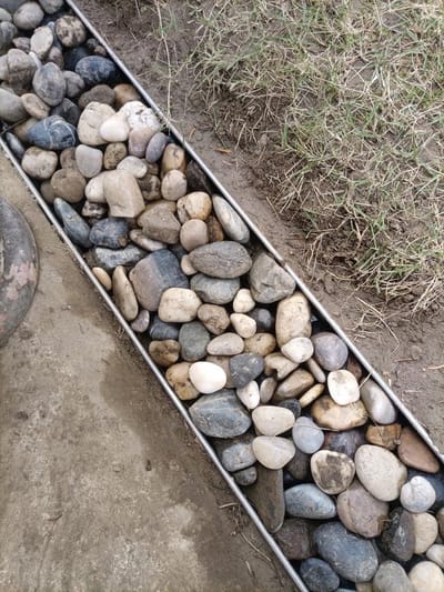 U-vormige afwateringsgoot voor grindpaden en terrassen buiten, 17 cm x 15 cm, regengootsysteem, drainageoplossing voor trottoirs en vloeren