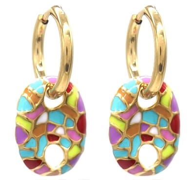Oorbellen - oorhangers - ringen - accessoire - sieraad - oorsieraad - goudkleurig - multicolor - RVS - hip - tijdloos - cadeau - feest - chique - dames - vrouwen