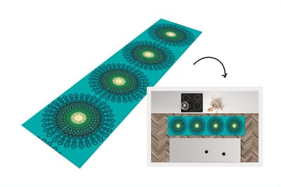 Keukenloper - Loper keuken - Mandala - Design - Patronen - Filigraan - 200x50 cm - Keukenloper vinyl