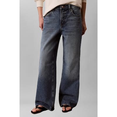 Calvin Klein Low Rise Baggy Tinted Jean Tinted Airway Taglia: W27 Short | Pantaloni Outlet | Donna