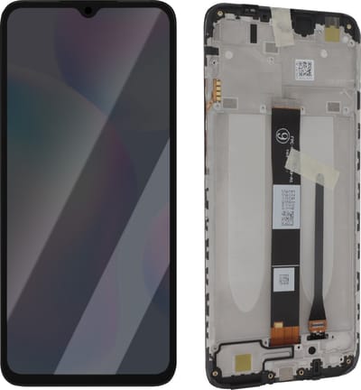 Xiaomi, Scherm + Kader voor Xiaomi Redmi 9A et 9C Origineel Service Pack, Grijs