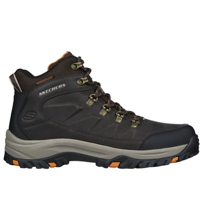 Skechers Relment Daggett leren wandelschoenen B - Bruin - Extra comfort - Memory Foam - Maat 44