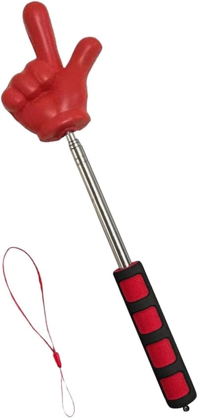 Uitschuifbare Pointer - Telescopische Stok - Klaslokaal Presentaties - Ergonomische Handgreep - 28 cm - Zwart