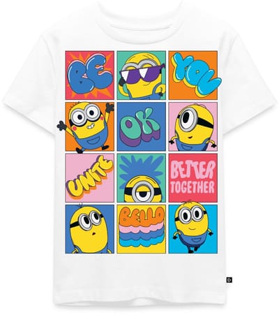 Minions Be You Positief En Lief Ontwerp Premium T Shirt Kinderen