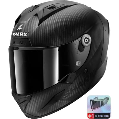 Shark Aeron Carbon Skin Mat Carbon Integraalhelm - Maat L - Helm