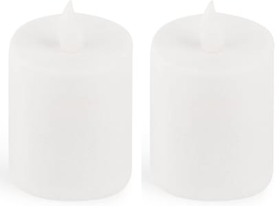 LED kaars buiten 2x witte graflichten LED met batterij permanente kaars LED kaarsen flikkerende vlam permanente brander LED begraafplaatskaars sfeerverlichting herdenkingskaars
