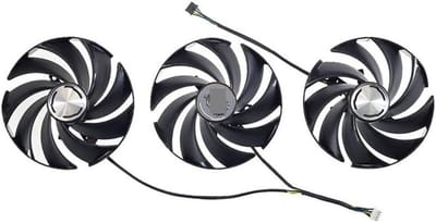 Grafische Kaart Ventilator - VGA Cooler Fan - Koeling Componenten - 95mm Diameter - DC 12V 0.65A - Zwart