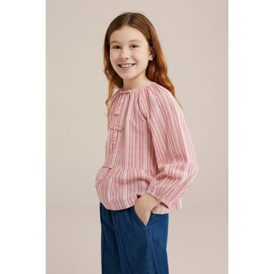We Fashion Blouse Pink Maat: 146/152 | Overhemden Outlet | Unisex | Roze