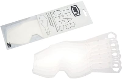 100% Racecraft/Accuri/Strata Tear-Offs goggle accessoire 2x7 stuks, gelamineerd transparant