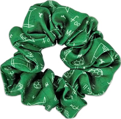 World Cup - WK 2026 Scrunchie Voor Baasjes - Kleurrijke Haarelastiek - Groen - Voetbal - Eyes on the Ball - Paw My God!
