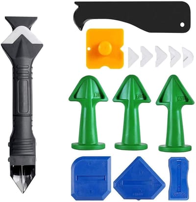 Gsedaox-Kit Schraper-14 delig-Kitspatel-Siliconen Kit Verwijder Set -Kit Tool-Kit Verwijderaar-Kitstrijker-Kitschraper-Kit Naden-Kit Verwijderen