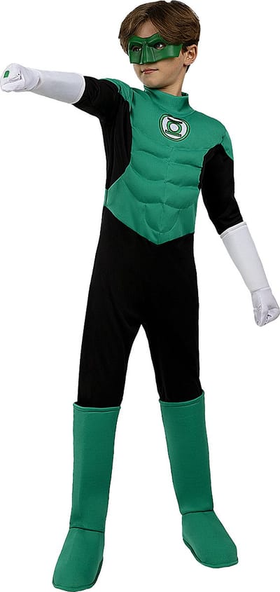 FUNIDELIA Green Lantern kostuum voor jongens - Superhelden Kostuum - Maat: 97 - 104 cm