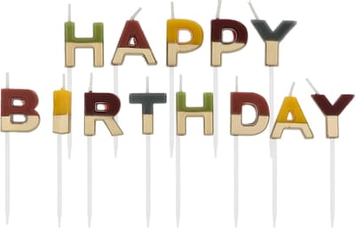 Folat - Kaarsenset 'Happy Birthday' comfy cozy