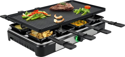 Tristar Gourmetset - RA-2748 - 1400W - Bakplaat 8 personen - Omkeerbare grillplaat - Incl 8 pannetjes, spatels