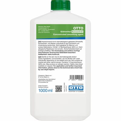 Otto Geconcentreerde Afwerkzeep - 1000 ml fles - voor professionele afmesing van kitvoegen