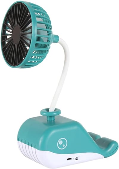 VHV - Telefoonhouder met ventilator - USB telefoon ventilator - USB oplaadbaar - voor streaming, gaming, videobellen, bureau