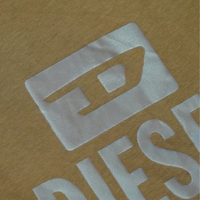 Diesel Monotone Logo Koffielikeur T-shirt