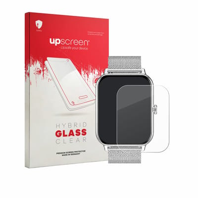 upscreen - Screenprotector voor Betatree Smartwatch 1.85" - Folie Beschermfolie Beschermglas transparant