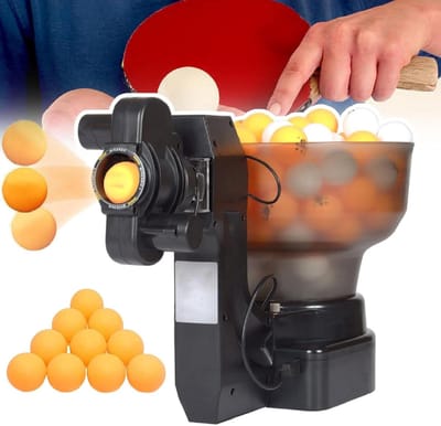 Tafeltennis Robot - Ballenmachine Pingpong - Tafeltennis Training - 36 Soorten Spin - 110 Ballen Capaciteit - Zwart