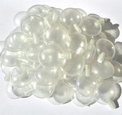 Speelgoed Piepers - Geluid Inzetstukken - Speelgoed Repareren - Dubbel Geluid - 50 Stuks - Wit