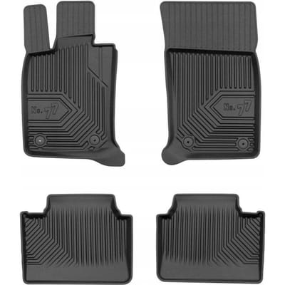 FROGUM NO.77 Automatten - Geschikt voor PORSCHE PANAMERA II 971 (vanaf 2016) - 4-delig - TPE Rubber - Zwart