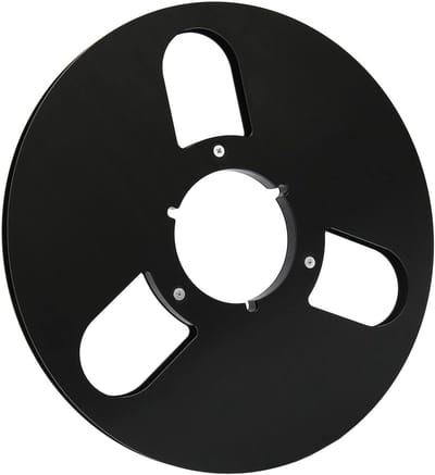Lege Haspel - Opname Haspel - Tape Opslag - Aluminium Legering - 10.5 Inch - Zwart