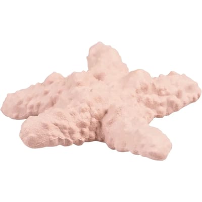 Duvoplus - Aquariumdecoratie - Hond - Eco Rubber Zeester 15,2x15x4,8cm Roze - 1st